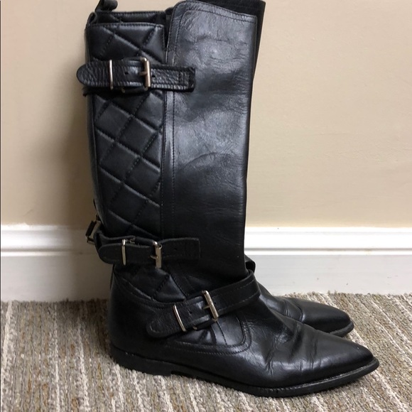 burberry quilted boots